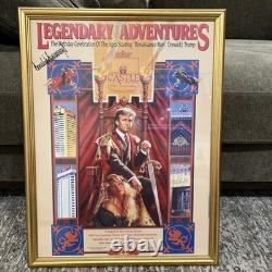 Donald Trump Signed Poster 1993 Trumps Castle Birthday Celebration Rare