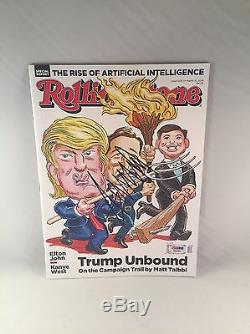 Donald Trump Signed Rolling Stone Magazine Trump Unbound Psa Dna