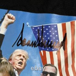 Donald Trump Signed Shirt Autographed COA President Trump MAGA 45-47