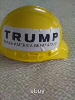 Donald Trump Signed Sign I'm Ready To Work On The Wall JSA & Construction Gear