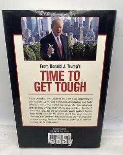 Donald Trump Signed TO SEAN. Autographed TIME TO GET TOUGH Book 1/1 DJ HB