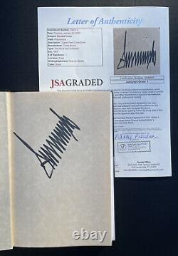 Donald Trump Signed The Art Of The Comeback Book JSA LOA Auto Grade 9 Pres #45