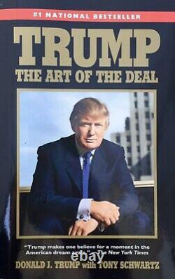 Donald Trump Signed (The Art of The Deal) Paperback Book JSA