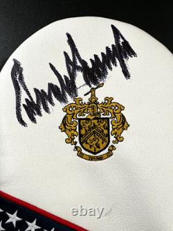 Donald Trump Signed Trump Golf Club DC Driver Cover JSA LOA Original Sticker