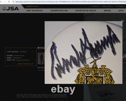 Donald Trump Signed Trump Golf Club DC Driver Cover JSA LOA Original Sticker