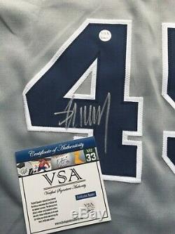 Donald Trump Signed Yankees #45 Jersey Coa