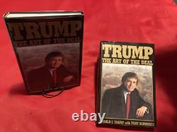 Donald Trump THE ART OF THE DEAL signed book