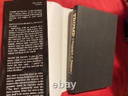 Donald Trump THE ART OF THE DEAL signed book
