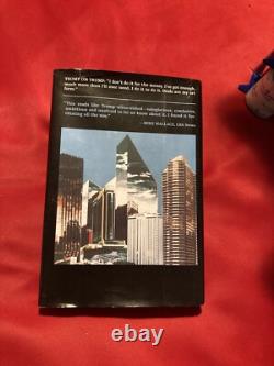 Donald Trump THE ART OF THE DEAL signed book