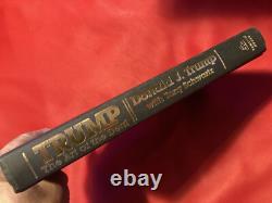 Donald Trump THE ART OF THE DEAL signed book