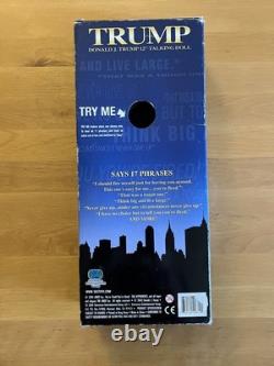 Donald Trump The Apprentice 2004 Autographed Signed 12 Inch Talking Doll works