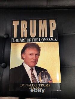 Donald Trump The Art of the Comeback First Edition Signed