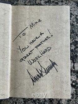 Donald Trump The Art of the Deal Signed Inscribed Book