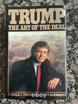 Donald Trump The Art of the Deal Signed Inscribed Book