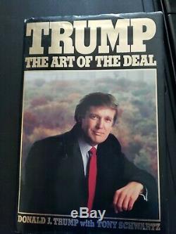 Donald Trump The art of The Deal signed by Trump