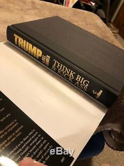 Donald Trump Think Big And Kick Ass Book Autographed Signed In Person
