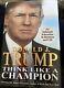 Donald Trump Think Like A Champion Autographed Book Signed
