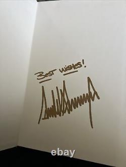 Donald Trump Think Like A Champion Autographed Book SIGNED