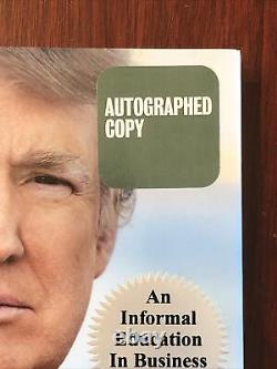 Donald Trump Think Like A Champion First Edition Autographed (gold Ink)