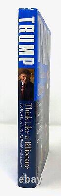 Donald Trump Think Like a Billionaire SIGNED 1st 1st President USA NR