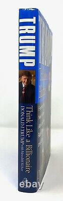 Donald Trump Think Like a Billionaire SIGNED 1st 1st President USA NR