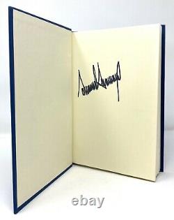 Donald Trump Think Like a Billionaire SIGNED 1st 1st President USA NR