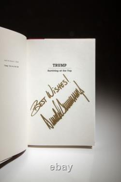 Donald Trump / Trump Surviving At The Top Donald J Trump with Charles Signed 1st