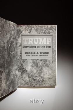 Donald Trump / Trump Surviving At The Top Donald J Trump with Charles Signed 1st