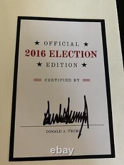 Donald Trump Trump The Art Of The Deal Autographed 2016 Election Campaign-NEW