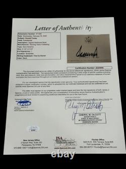 Donald Trump US President Save America Signed Large Autograph Photo Book JSA