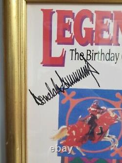 Donald Trump Very Rare Autographed 1993 Trump Castle Birthday Party Invitation