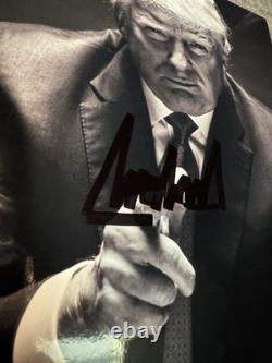 Donald Trump autographed 8x10 Picture signed Photo Dual COAs President Trump