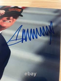 Donald Trump autographed 8x10 Picture signed Photo Pic includes COA