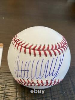 Donald Trump autographed baseball COA Global Authentics
