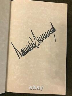 Donald Trump autographed copy of the Art of the Comeback/1st Ed