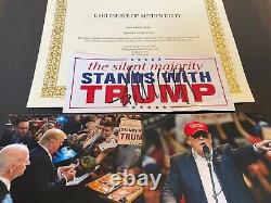 Donald Trump hand signed Bumper Sticker