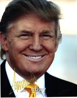Donald Trump signed 11x14 Photo autographed Picture Pic and COA