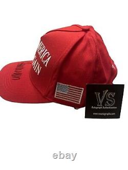 Donald Trump signed 45/47 MAGA Hat With Coa