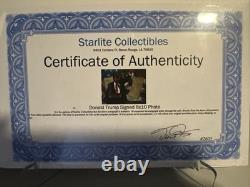 Donald Trump signed 8x10 Great Patriot with COA