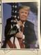 Donald Trump Signed 8x10 Hugging The American Flag Pic With Coa