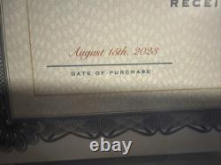 Donald Trump signed 8x10 Hugging The American Flag pic with COA