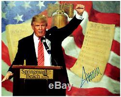 Donald Trump signed 8x10 Photo autographed Picture with COA