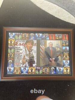 Donald Trump signed, JSA LOA, 28 x20, Museum Quality Framing! One If A Kind