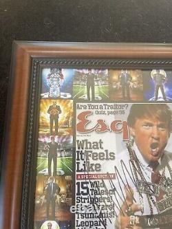 Donald Trump signed, JSA LOA, 28 x20, Museum Quality Framing! One If A Kind