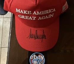 Donald Trump signed MAGA Hat With COA