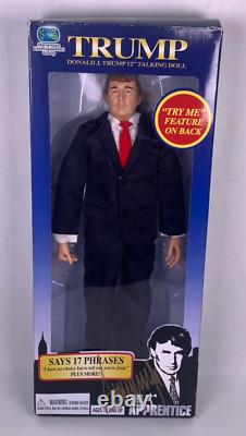 Donald Trump signed autographed vintage action figure AMCo COA 22099