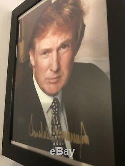 Donald Trump signed photo 8x10