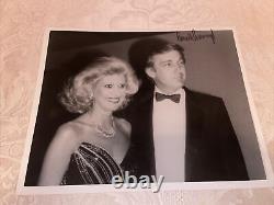 Donald trump autograph hand signed 8x10 with Ivanka