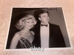 Donald trump autograph hand signed 8x10 with Ivanka