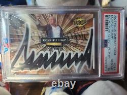 Donald trump autograph psa 10